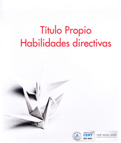 Titulo Propio Habilidades Directivas