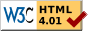 This document was successfully checked as HTML 4.01 Transitional!